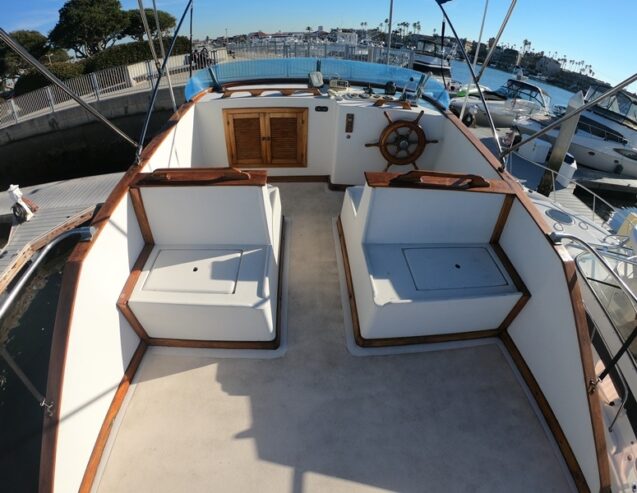 1977 34′ CHB Trawler Double Cabin W New Decks