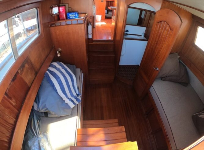 1977 34′ CHB Trawler Double Cabin W New Decks