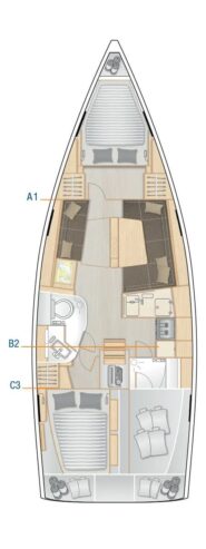 2023 38′ Hanse 388