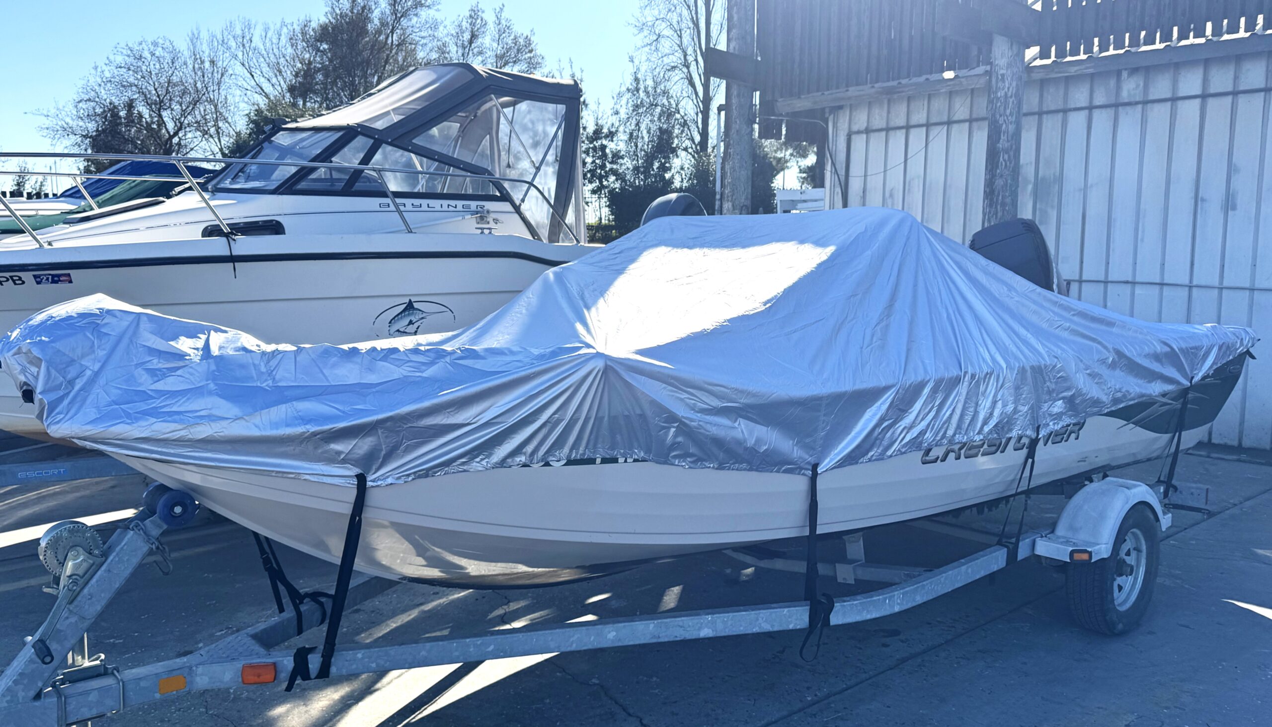 2002 17′ Crestliner Aluminum Fishing