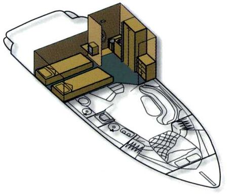 1999 38′ Cruisers Yachts 3870 Esprit