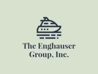 Logo for The Enghauser Group, Inc. featuring a stylized ship above the company name.