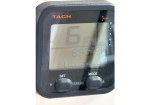 Yamaha digital tachometer with two knobs (SET and MODE) showing a reading of 61 on the display.